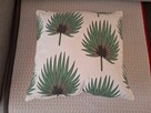 Poduszka dekoracyjna w zielone liście, nowa, do sprzedania - 3