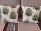 Poduszka dekoracyjna w zielone liście, nowa, do sprzedania - 6