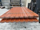 Tanie blachy trapezowe - ceglasty kolor - 2