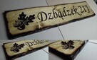 Tablica ozdobna na dom z drewna altankę grawer wypalanie des - 8
