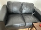 Sofa 2 osobowa z ekoskory. - 2