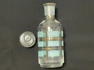 Stara karafka butelka Hortensja PRL Stara karafka butelka Ho - 8