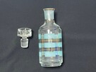 Stara karafka butelka Hortensja PRL Stara karafka butelka Ho - 1