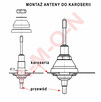 ANTENA 125p 126p FIAT Polonez Syrena UNITRA RADIO PRL - 7