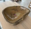 Umywalka nablatowa z kamienia naturalnego