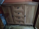 Zestaw meble 3 sztuki komoda witryna rtv - 7