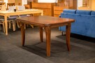 Stół Dębowy 140x90+2x45 + zestaw krzeseł - 2