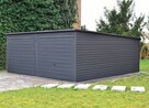 Garaże drewnopodobne, AKRYLOWE 4m x 6m - blachodachówka ! - 3