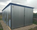Garaz blaszany 3x5 Na budowe - 2