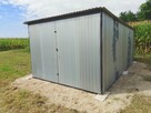 Garaz blaszany 3x5 Na budowe - 6