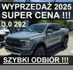 Ford Ranger Raptor Wyprzedaż 2025 Super Niska Cena 3,0 262KM Od reki ! Szybki odbiór!
