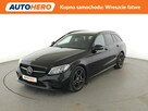 Mercedes C 300 mHEV automat full LED skóra/alcantara kamery grzane fotele Burmester