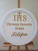Koło z oświetleniem - dekoracja - Pierwsza Komunia - 3