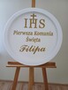 Koło z oświetleniem - dekoracja - Pierwsza Komunia - 4