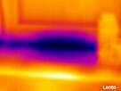 Badania kamerą termowizyjną. Analizy wilgotnościowe - Łódź. - 2
