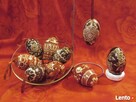 Jaja wielkanocne rękodzieło jajka gęsie wydmuszki kraszanki - 5