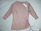 AMISU Urocza bluzka Marszczona na Boku NOWA 36 38 S M - 2