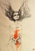 Rysunek ołówkiem CIEPŁO artystki plastyka Adriany Laube - 1