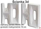 ŚCIANA PRZESŁONA 3D panel dekoracyjny 3D - 2