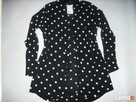 H&M narzutka Czarna Białe GROCHY NOWA 36 38 S M - 4