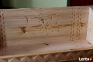 PIĘKNA BOGATO RZEŻBIONA GÓRALSKA PÓŁKA, SZAFKA - 200 CM - 6