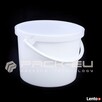 Wiaderka plastikowe z pokrywką i bez - 4