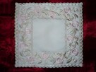 NOWA Serwetka Kremowa Maszynowo haftowana 27 x 26cm - 2