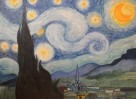 Obraz olejny Van Gogh Gwiaździsta noc pejzaż - 4