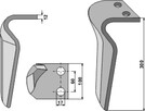 Ząb brony aktywnej Maschio 100x12mm 36100210, 36100211 - 2