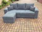 Sofa/kanapa+dostawiana pufa/narożnik/całość sprężyny bonell - 3