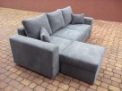 Sofa/kanapa+dostawiana pufa/narożnik/całość sprężyny bonell - 2