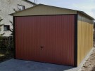 Garaże Blaszane 3x5 Blaszaki Brąz garaże Dwuspadowe - 5