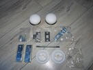 Klamka porcelana duzy komplet NOWA drzwi zawiasy srubki - 7
