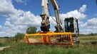 Łyżka kosząca Landreus 2m do minikoparki - 2