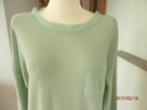 Bluzka Vero Moda Dzianina Bawełniana z Szyfonem Oversize - 6