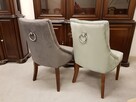 Krzesło pikowane z kołatką i z pinezkami mocne Nowe GLAMOUR - 2