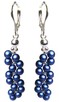 kolczyki z kryształów Swarovski szafir - 2