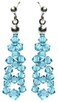 kolczyki z kryształów Swarovski szafir - 6