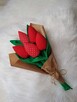 Tulipany z materiału, glamour i bawełna - 7