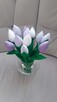 Tulipany z materiału, glamour i bawełna - 8