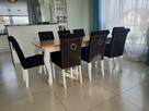 Krzesło z kołatką pinezkami chesterfield tapicerowane glamou - 2
