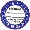 Etykiety inspekcyjne, naklejki przeglądowe, EI5-15-NP-23/28