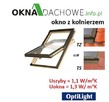 Okno dachowe 66x118 z kołnierzem OptiLight B CENA BRUTTO - 6
