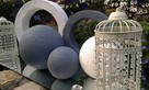 Kula betonowa ozdoba-dekoracja do ogrodu 40 cm