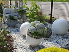 Kula betonowa ozdoba-dekoracja do ogrodu 40 cm