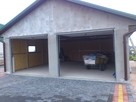 RomStal - Garaż OCEPLANY - 6x6m z dwoma bramami oraz drzwiam - 6