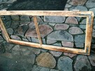 Stare okna drewniane retro loft lustro, zdjęcia 114x52 - 2