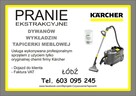 Profesjonalne Pranie Tapicerki Meblowej/Dywanów/Wykładzin - 1