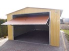 TANIE GARAŻE Garaż blaszak 4x6m kolor PRODUCENT garaże bramy - 8
