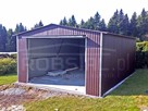 TANIE GARAŻE Garaż blaszak 4x6m kolor PRODUCENT garaże bramy - 2
